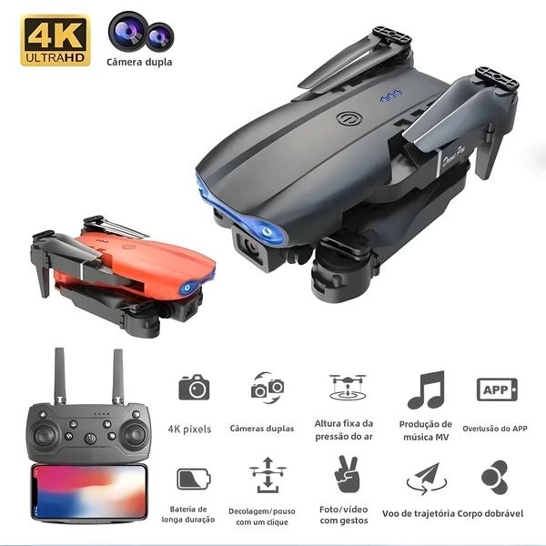 Imagem de Mini Drone Dobrável 4k Hd E99 K3 Pro Modo De Alta Retenção Rc Wifi Fotografia Aérea Quadcopter