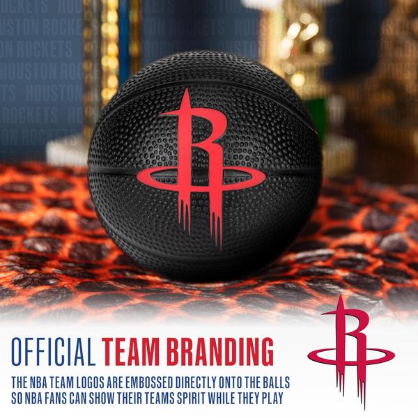 Imagem de Mini espuma de basquete Franklin Sports NBA Houston Rockets