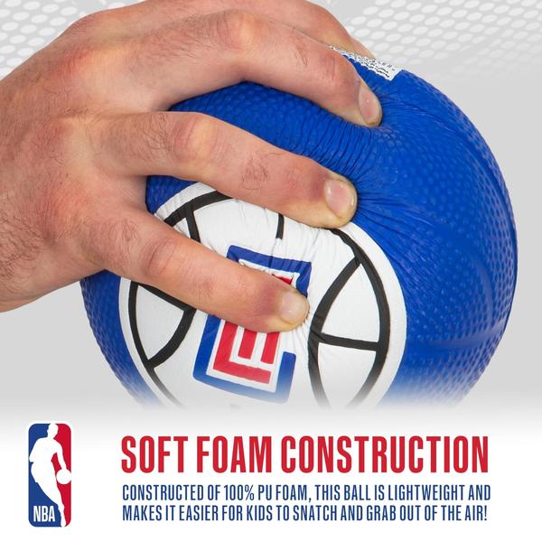 Imagem de Mini espuma de basquete Franklin Sports NBA Los Angeles Clipper