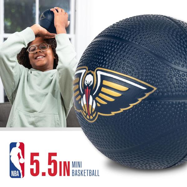 Imagem de Mini espuma de basquete Franklin Sports NBA New Orleans Pelican