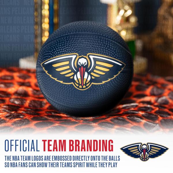 Imagem de Mini espuma de basquete Franklin Sports NBA New Orleans Pelican