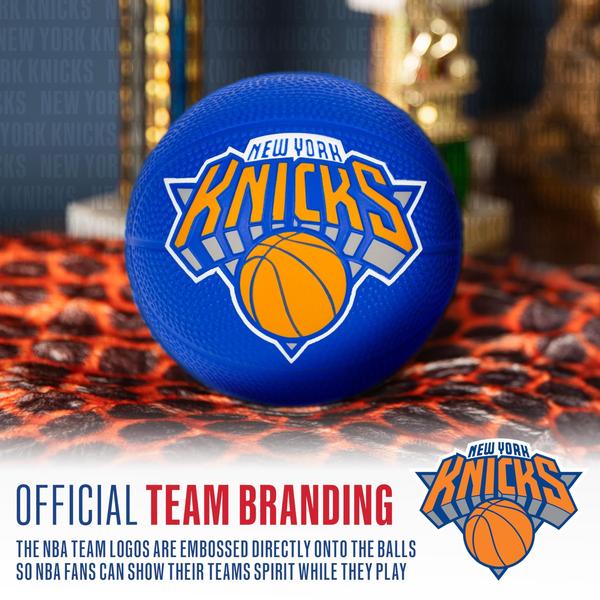 Imagem de Mini espuma de basquete Franklin Sports NBA New York Knicks