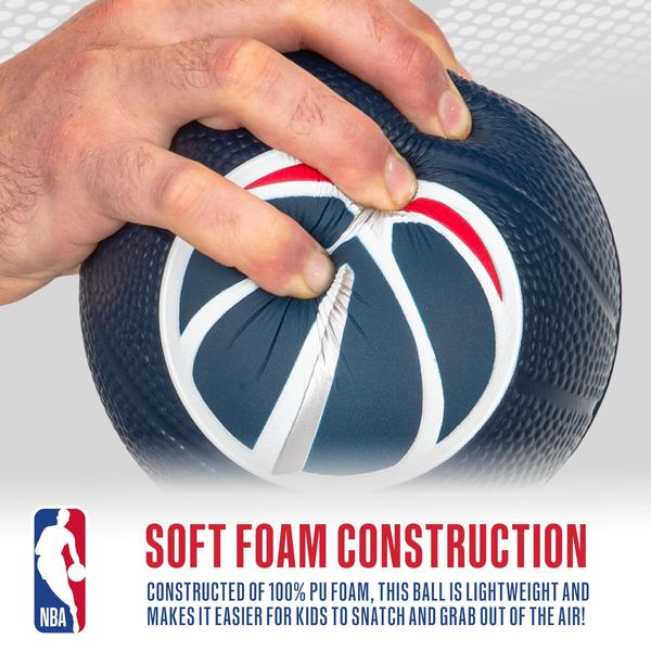 Imagem de Mini espuma de basquete Franklin Sports NBA Washington Wizards