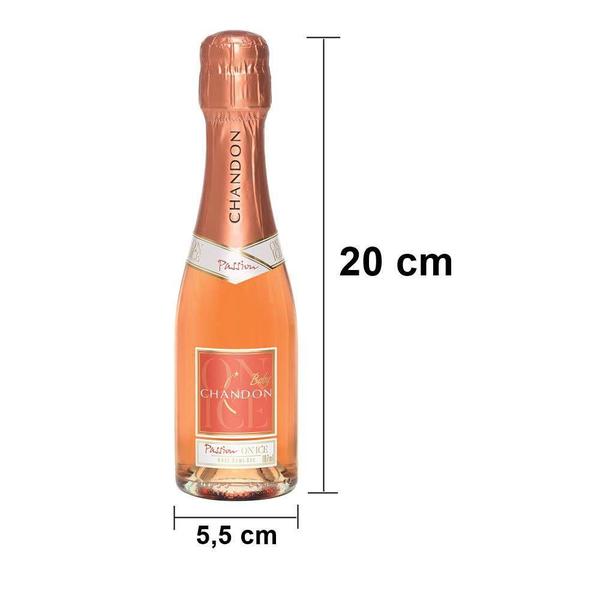 Imagem de Mini Espumante Chandon Baby Passion Rosé Demi-Sec 187Ml