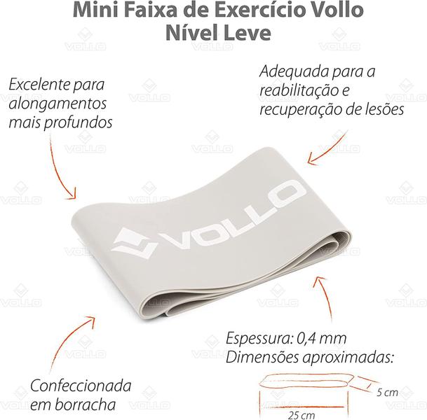 Imagem de Mini Faixa de Exercicio Vollo Sports