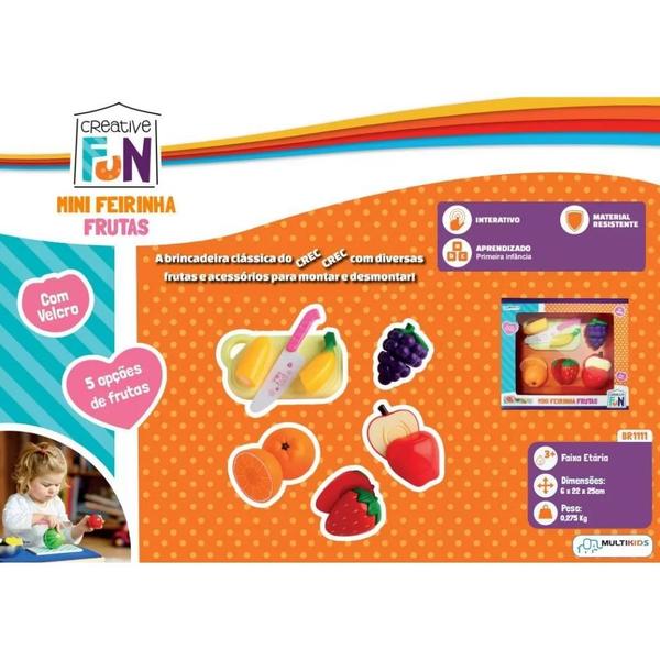 Imagem de Mini Feirinha de Frutas Creative Fun - Multikids Baby