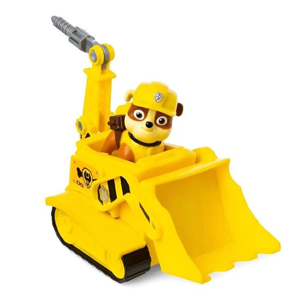 Imagem de Mini Figura e Veiculo 11Cm Patrulha Canina Rubble Bulldozer