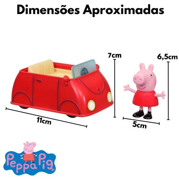 Imagem de Mini Figura e Veículo Carro Peppa Pig F2212 - Hasbro