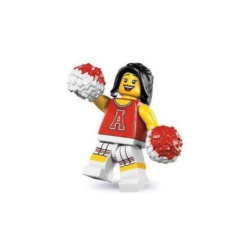 Imagem de Mini Figura Lego Série 8 - Cheerleader Vermelha