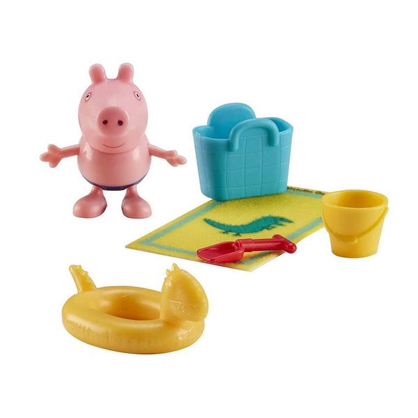 Imagem de Mini Figura Peppa Pig com Acessórios - Dia de Praia - George - Sunny