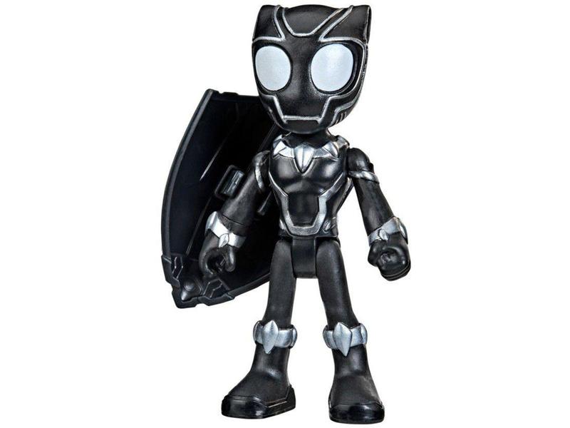 Imagem de Mini Figura Spidey and His Amazing Friends - Marvel Pantera Negra Hasbro com Acessório