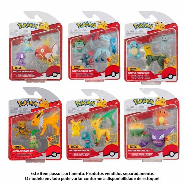 Imagem de Mini Figuras Articuladas - Pokémon - Sortido - Sunny Brinquedos