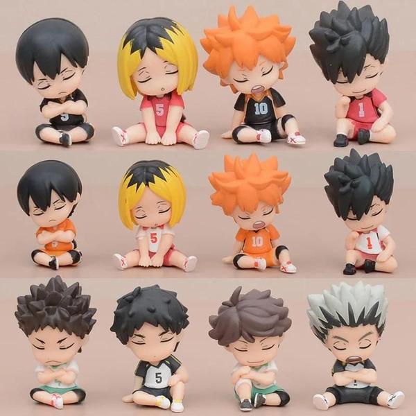 Imagem de Mini Figuras Haikyuu Anime (4 Peças) - Hinata, Kageyama e Outros - 5,5cm