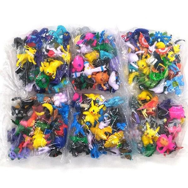 Imagem de Mini Figuras Pokémon (24-144 Peças) - 2-3cm - Pikachu e Outros Personagens