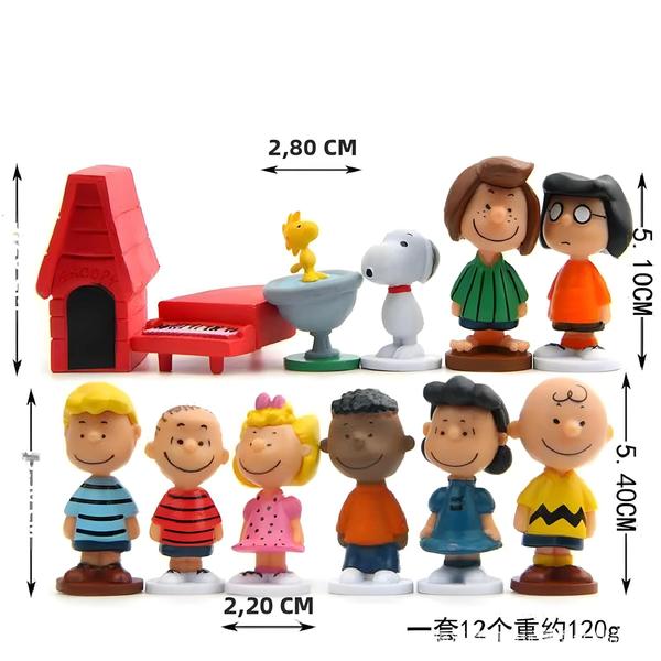 Imagem de Mini Figuras Snoopy, Charlie Brown e Woodstock - Adereços para Bolo