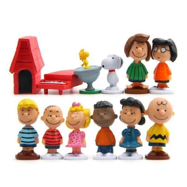 Imagem de Mini Figuras Snoopy, Charlie Brown e Woodstock - Adereços para Bolo