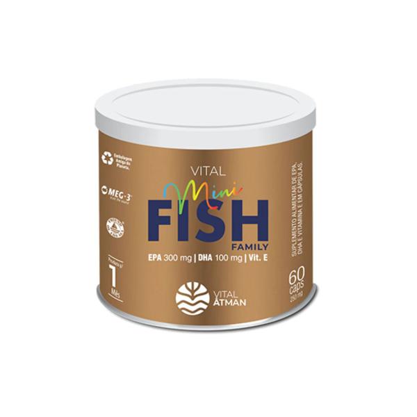 Imagem de Mini Fish EPA/ DHA/ Vitamina E 60 Cápsulas Vital