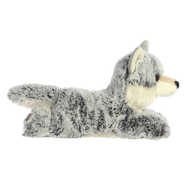 Imagem de Mini flopsie adorável de bicho de pelúcia Aurora Winter Wolf