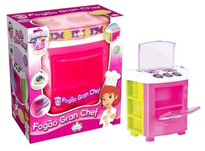 Imagem de Mini Fogão Infantil Cozinha Rosa - Big Star