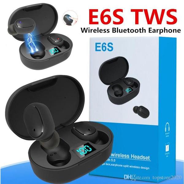 Imagem de Mini Fone De Ouvido E6S Tws Bluetooth 5.0 Estéreo Sem Fio