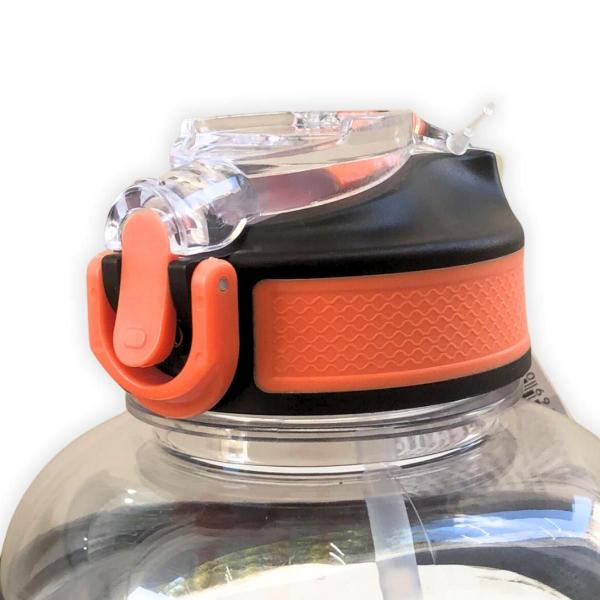 Mini Galão Água Garrafa Canudo 1600ml Anti Vazamento E Alça - C3B Imagem de Mini Galão Água Garrafa Canudo 1600ml Anti Vazamento E Alça
