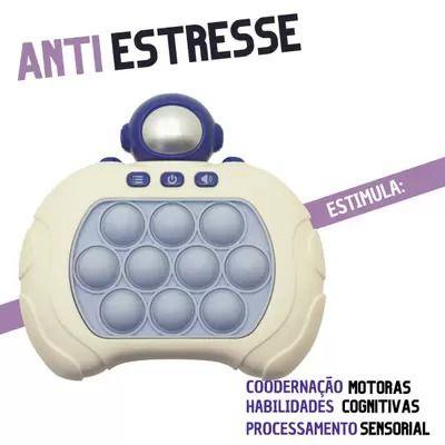 Mini Game Console Pop It Eletrônico Brinquedo Fast Push Anti Stress Mini Game Astronauta - QUANQI Imagem de Mini Game Console Pop It Eletrônico Brinquedo Fast Push Anti Stress Mini Game Astronauta
