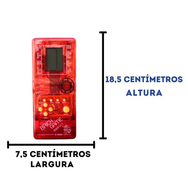 Imagem de Mini Game De Mão Retro Portátil 9999 In 1 Brick Game