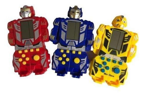 Imagem de Mini Game Portatil Retrô Tetris Transformers Optimus