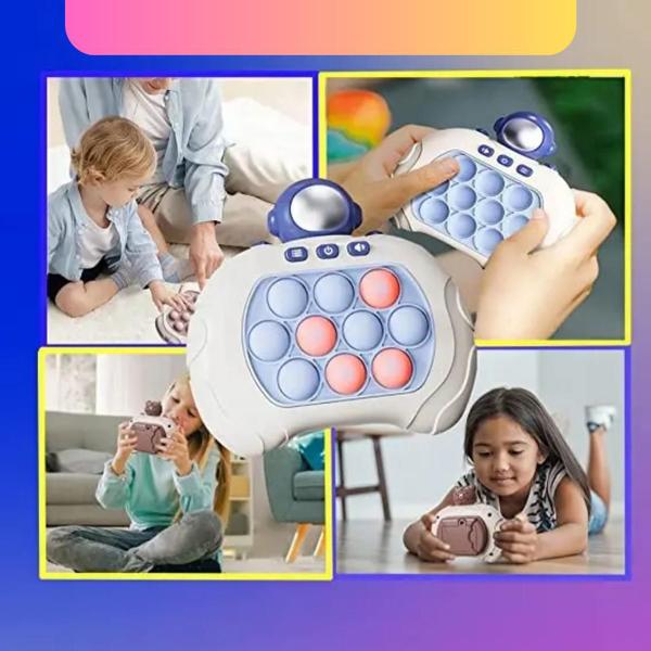 Imagem de Mini Gamer Pop It Eletrônico Console Anti Stress Brinquedo Infantil Portátil Jogo Fidget Toys Sensor