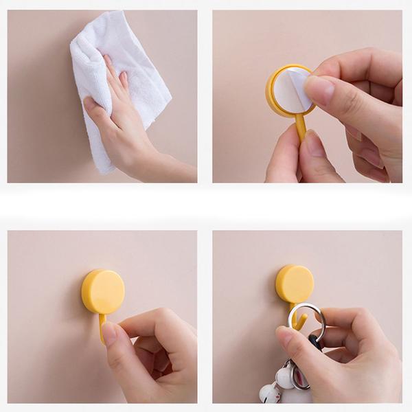 Mini Ganchos Adesivos De Parede Kit Acessorio Banheiro 10 Un - TEX WEB Imagem de Mini Ganchos Adesivos De Parede Kit Acessorio Banheiro 10 Un