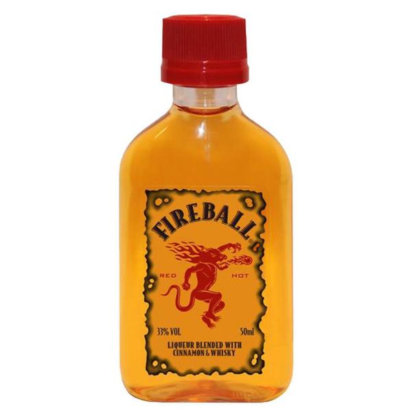 Imagem de Mini Garrafa Licor Canela Fireball 50Ml