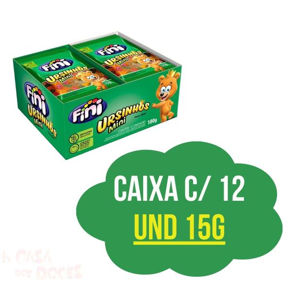Mini Gelatinas Ursinhos Docinhos - Fini - Caixa c/12 und Imagem de Mini Gelatinas Ursinhos Docinhos - Fini - Caixa c/12 und