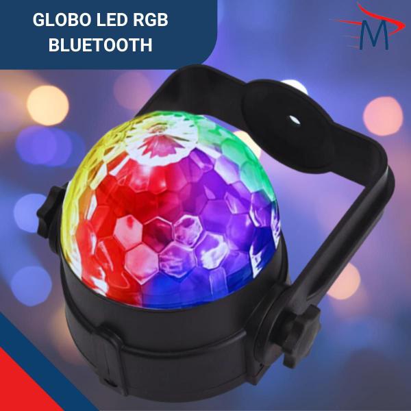 Imagem de Mini Globo de Luz rgb Rítmico Bluetooth C/Bexiga Neon 25 und