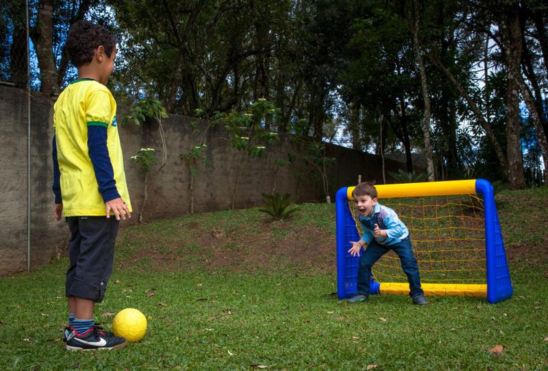 Imagem de Mini Gol de Futebol Individual Infantil com Bola Freso