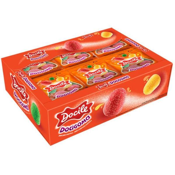 Mini Goma Docigoma Frutas 25X18g - Docile Imagem de Mini Goma Docigoma Frutas 25X18g - Docile