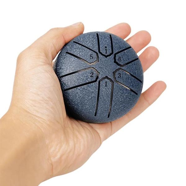 Imagem de Mini Handpan Tambor de Língua de Aço 3 Polegadas - 6 Notas