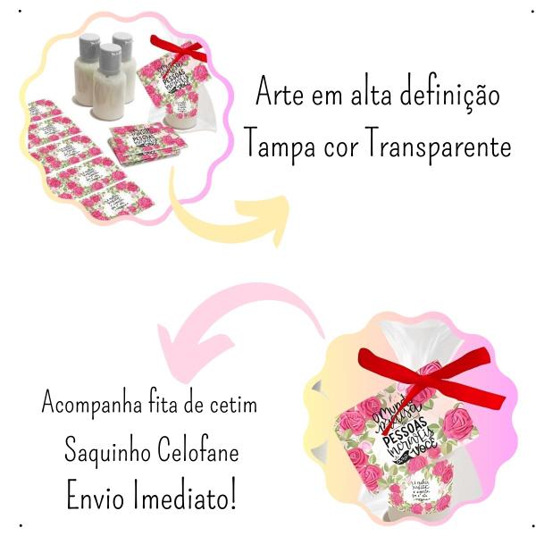 Imagem de Mini Hidratante 30ml Lembrancinha Tema Floral 25 Unidades