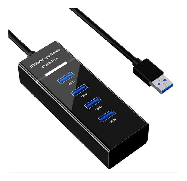 Imagem de Mini HUB USB 3.0 com 04 Portas  Goldentec