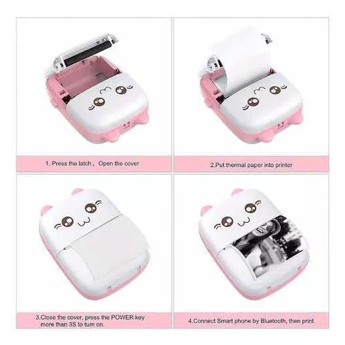 Mini Impressora Portátil Bluetooth P Celular PMP9 - Rhos Imagem de Mini Impressora Portátil Bluetooth P Celular PMP9