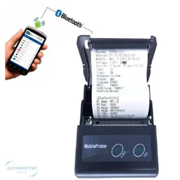 Mini Impressora Que Conecta No Computador Pelo Blutufi - A.R Variedades Mt Imagem de Mini Impressora Que Conecta No Computador Pelo Blutufi