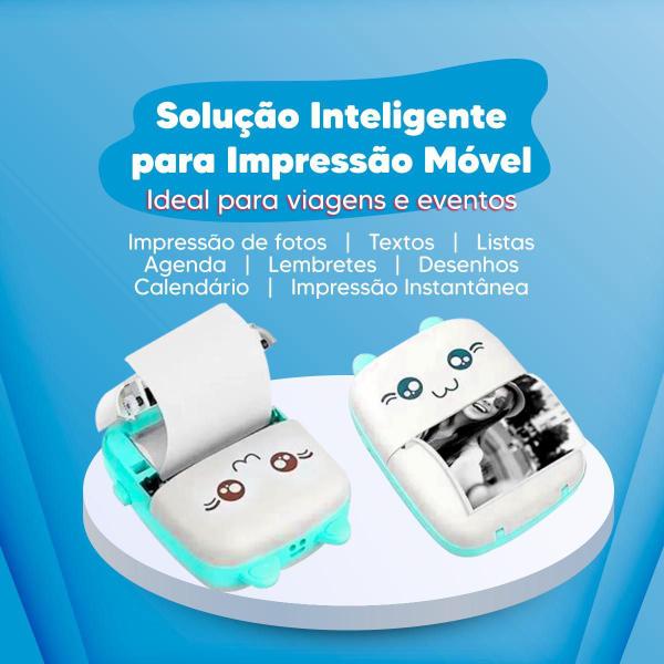 Imagem de Mini Impressora Térmica Bluetooth Portátil