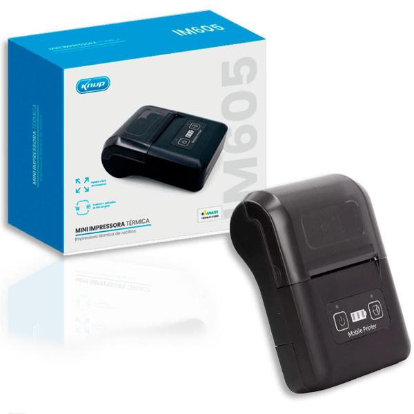 Imagem de Mini Impressora Térmica Portátil 58mm Bluetooth ou Usb Ifood