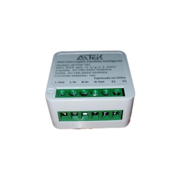 Imagem de Mini Interruptor Inteligente Wireless Alpha-701 Aitek