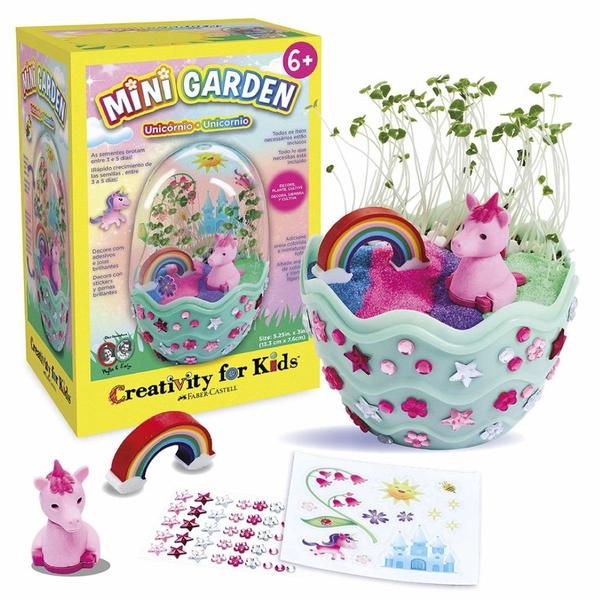 Imagem de Mini Jardim Unicórnio Creativity for Kids Faber Castell