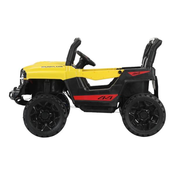 Imagem de Mini Jipe Infantil Elétrico Quadriciclo 12v Amarelo Com Controle