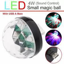 Imagem de Mini Jogo de Luz Usb Led Colorido para Festa - Small Magic Ball