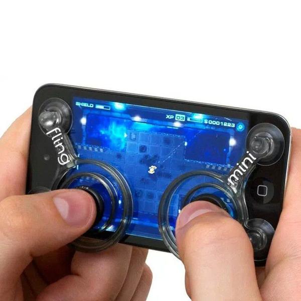 Imagem de Mini Joystick Portátil Analógico com Ventosa para Celular