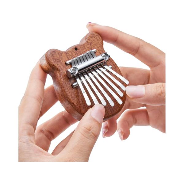 Imagem de Mini Kalimba 8 Teclas para Crianças - Estilo Gota d'Água - Portátil e Bonito