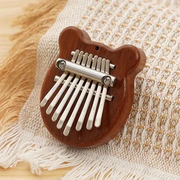 Imagem de Mini Kalimba 8 Teclas - Piano de Polegar de Alta Qualidade - Presente Musical