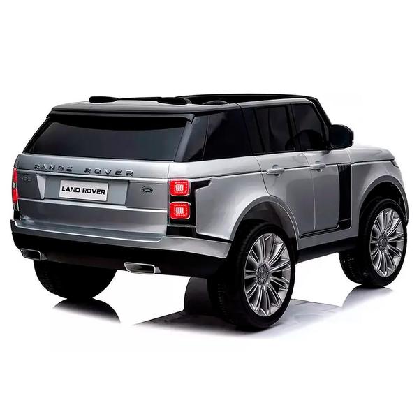 Imagem de Mini Land Rover Carro Elétrico Infantil Mini Range Evoque A Bateria Brinquedo de 2 Lugares Criança Motorizado Cinza Menina Menino 24V Caminhonete